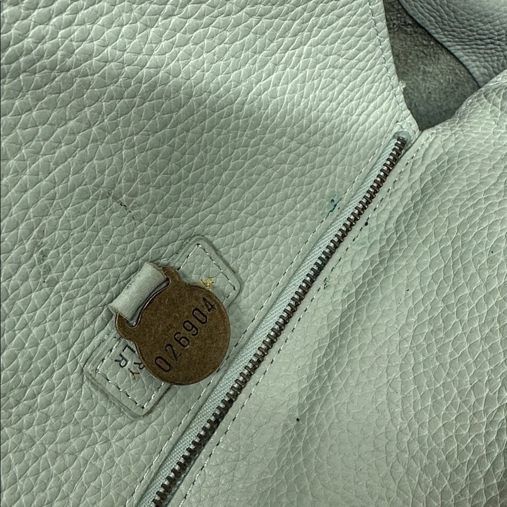 Mulberry Roxanne Satchel Bag Purse Studded Leather Limited Edition Green Gold - Picture 14 of 17